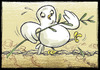 Cartoon: Peace in the balance (small) by Giacomo tagged peace dove barbed wire war giacomo cardelli lombrio jack