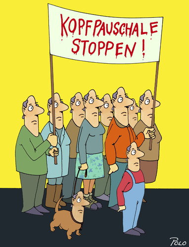 Cartoon: Kopfpauschale stoppen (medium) by POLO tagged kopfpauschale,demo,demonstration,kopfpauschale,demo,demonstration,demonstranten,aufstand