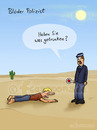 Cartoon: blöder Polizist (small) by Frank Zimmermann tagged blöd,polizist,policeman,sonne,cartoon,lustig,kontrolle,ertrinken,wasser,water,cactus,kaktus,hot,heiss