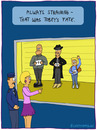 Cartoon: Tobey (small) by Frank Zimmermann tagged tobey,police,line,up,mafia,nazi,identify