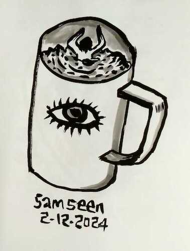 Cartoon: Mug (medium) by sam seen tagged mug