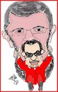Cartoon: MUBARAK AND MURSY (small) by AHMEDSAMIRFARID tagged ahmed,samir,farid,egypt,mursy,morsy,morsey