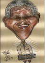 Cartoon: NELSON MANDELA (small) by AHMEDSAMIRFARID tagged nilson,nelson,mandela,farewell,ahmed,samir,farid,cartoon,caricature