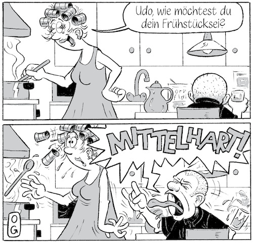 Cartoon: Mittelhart (medium) by Oliver Gerke tagged accept,udo,dirkschneider,metalheart