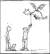 Cartoon: Gassigehen (small) by Hannes tagged hund,gassigehen,drachen,gassi