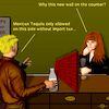Cartoon: Bar talks 7 (small) by PuzzleVisions tagged puzzlevisions,trump,new,york,mauer,wall,bar,tequila