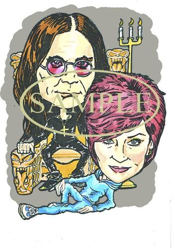 Cartoon: Ozzy and Sharon (medium) by Marty Street tagged ozzy,sharon