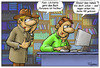Cartoon: Paranoia 2.0 (small) by Troganer tagged buch,buchladen,verkauf,paranoia