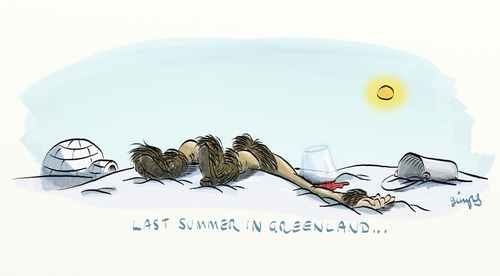 Cartoon: Ice bucket challenge (medium) by gimpl tagged challenge,bucket,ice