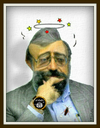 Cartoon: Javad Larijani (small) by Babak Massoumi tagged larijani,babak,massoumi,islamism,iran,fanatic,human,rights