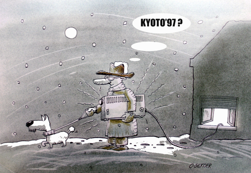 Cartoon: kyoto 97 ? (medium) by o-sekoer tagged global,warming