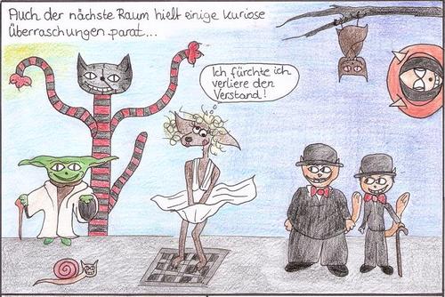 Cartoon: Inspector Snoozl - Geisterhotel (medium) by Jakobine tagged hotel,king,stephen,shining,inspector