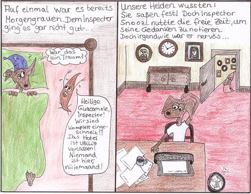 Cartoon: Inspector Snoozl - Geisterhotel (medium) by Jakobine tagged hotel,king,stephen,shining,inspector