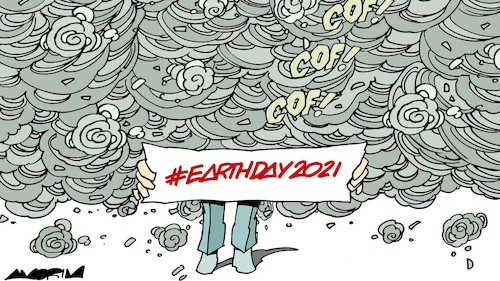 Cartoon: Earth Day (medium) by Amorim tagged earth,enviroment,polution