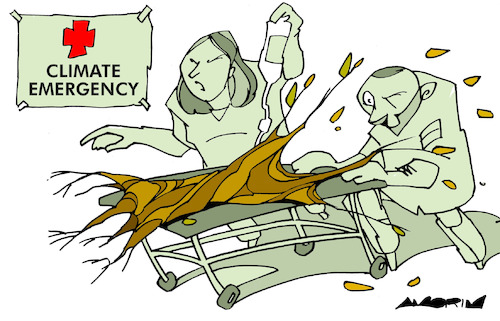 Cartoon: Emergency (medium) by Amorim tagged global,warming,climate,change,environment,global,warming,climate,change,environment