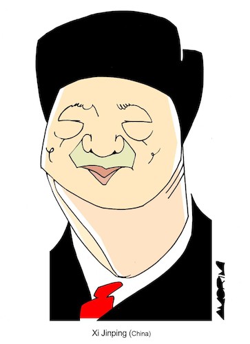 Cartoon: Xi Jinping (medium) by Amorim tagged xi,jinping,china