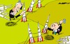 Cartoon: Borders (small) by Amorim tagged usa,russia,nuclear,weapons