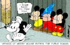 Cartoon: Free Mickey (small) by Amorim tagged walt,disney,mickey,mouse,steamboat,willie