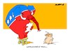 Cartoon: Impeachment trial (small) by Amorim tagged trump,impeachment,republicans