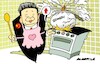 Cartoon: Pressure cooker (small) by Amorim tagged china,taiwan,xijinping