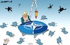 Cartoon: Treaty (small) by Amorim tagged trump,nato,greenland