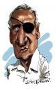 Cartoon: Adolfo Celi (small) by Ian Baker tagged adolfo celi amilio largo thunderball james bond 007 villain caricature