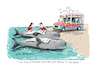 Cartoon: Mr Plankton cartoon (small) by Ian Baker tagged mr,plankton,whales,sea,coast,beach,beached,rescue,ian,baker,cartoon,caricature,spoof,parody,humour,comedy,oldie,magazine,gag,ice,cream,van