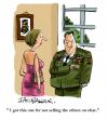 Cartoon: Readers Digest USA (small) by Ian Baker tagged army,medals,military,ebay