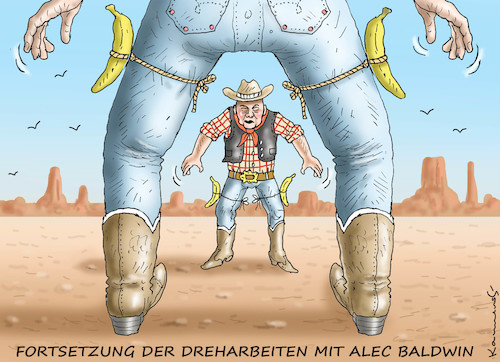 Cartoon: ALEC BALDWIN (medium) by marian kamensky tagged alec,baldwin,alec,baldwin