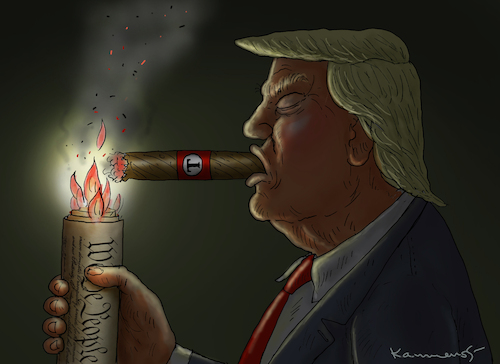 Cartoon: AMERIKANISCHE VERFASSUNG (medium) by marian kamensky tagged trump,und,der,hurrikan,milton,us,wahlen,jeff,bezos,dreht,durch,the,washington,post,musk,tesla,amerikanische,verfassung,trump,und,der,hurrikan,milton,us,wahlen,jeff,bezos,dreht,durch,the,washington,post,musk,tesla,amerikanische,verfassung