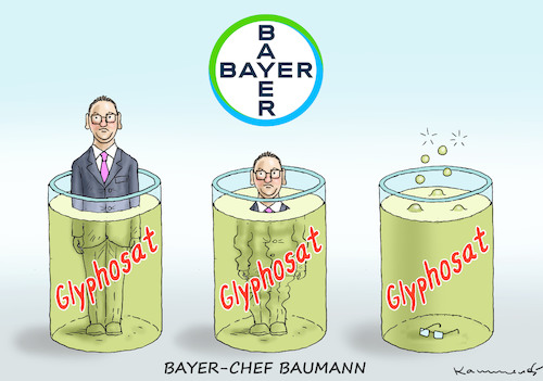 Cartoon: BAYER - CHEF BAUMANN (medium) by marian kamensky tagged merkel,seehofer,unionskrise,csu,cdu,flüchtlinge,gauland,merz,afd,spahn,akk,immunität,björn,höcke,hackerangriff,verfassungsschutz,politischer,aschermittwoch,söder,facebook,eu,wahlen,monsanto,bayer,glyphosat,merkel,seehofer,unionskrise,csu,cdu,flüchtlinge,gauland,merz,afd,spahn,akk,immunität,björn,höcke,hackerangriff,verfassungsschutz,politischer,aschermittwoch,söder,facebook,eu,wahlen,monsanto,bayer,glyphosat