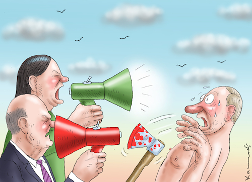 Cartoon: DEUTSCHE AUßENPOLITIK (medium) by marian kamensky tagged deutsche,außenpolitik,deutsche,außenpolitik