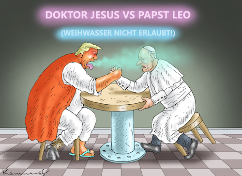 DOKTOR JESUS VS PAPST LEO