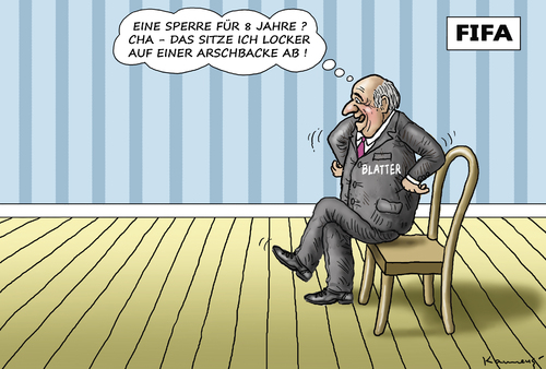 FIFA SPERRE FÜR BLATTER