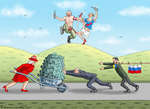 Cartoon: FLEIßIGER BLOCKIERER OLAF (medium) by marian kamensky tagged fleißiger,blockierer,olaf,ukraine,putin,weidel,fleißiger,blockierer,olaf,ukraine,putin,weidel