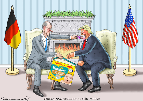 FRIEDENSNOBELPREIS FÜR MERZ!