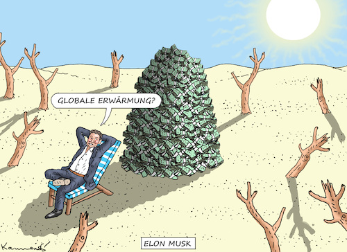 Cartoon: GLOBALE ERWÄRMUNG NICHT MIT MUSK (medium) by marian kamensky tagged globale,erwärmung,nicht,mit,musk,globale,erwärmung,nicht,mit,musk