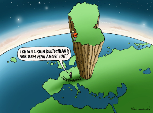 Cartoon: Grossdeutschland (medium) by marian kamensky tagged finanzkrise,eurokrise,grossdeutschland,aussenminister,luxemburgischer,asselborn