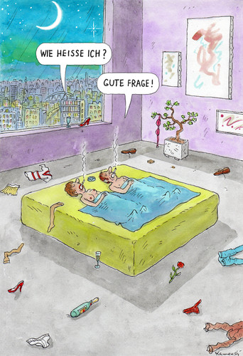 Cartoon: Gute Frage (medium) by marian kamensky tagged humor,erotic,valentinstag,frühling,spring,springtime,dating,valentinstag,frühling,liebe,dating