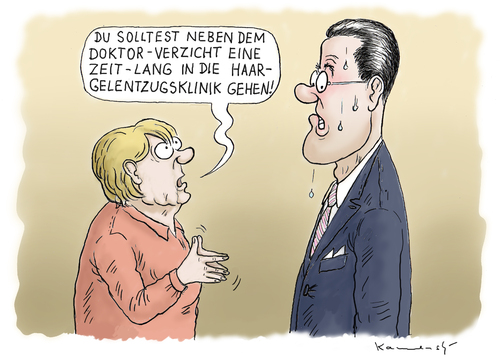 Cartoon: Guttenber auf Entzug (medium) by marian kamensky tagged humor,guttenberg,plagiat,entzug,doktortitel