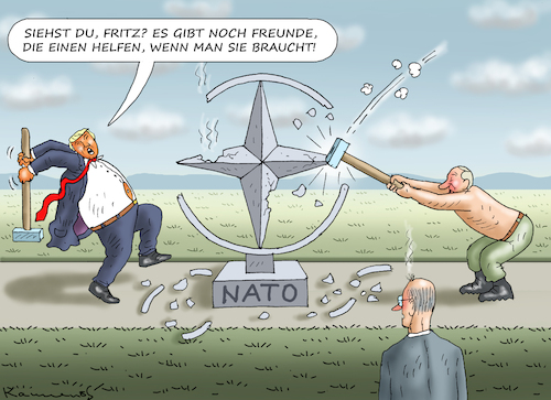 Cartoon: HELFERSHELFER (medium) by marian kamensky tagged strasse,von,hormus,wieder,gesperrt,no,pershings,for,merz,tomahawks,strasse,von,hormus,wieder,gesperrt,no,pershings,for,merz,tomahawks