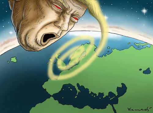 Cartoon: HURRICANE DONALD IN EUROPE (medium) by marian kamensky tagged obama,trump,präsidentenwahlen,usa,baba,vanga,republikaner,inauguration,demokraten,fbi,james,comey,wikileaks,faschismus,obama,trump,präsidentenwahlen,usa,baba,vanga,republikaner,inauguration,demokraten,fbi,james,comey,wikileaks,faschismus