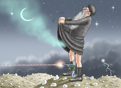 Cartoon: IRAN HAT MITSCHULD (medium) by marian kamensky tagged hamas,greift,israel,an,hamas,greift,israel,an