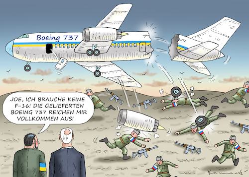 Cartoon: KRIEG GEWONNEN DANK BOEING 737 (medium) by marian kamensky tagged krieg,gewonnen,dank,boeing,737,krieg,gewonnen,dank,boeing,737