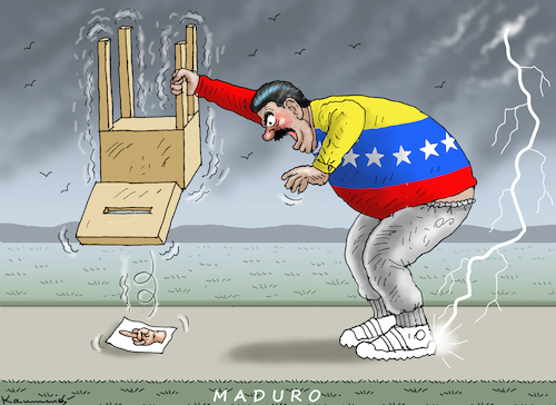 Cartoon: MADURO (medium) by marian kamensky tagged maduro,venezuela,wahlen,maduro,venezuela,wahlen