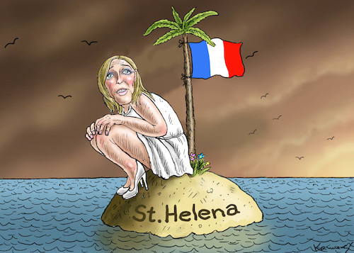 MARINE LE PEN AUF ST. HELENA