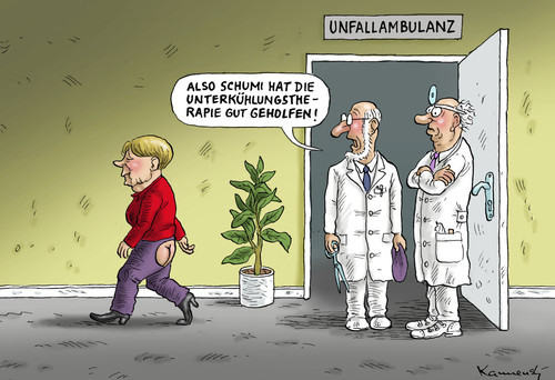 Cartoon: Merkels Ski Unfall (medium) by marian kamensky tagged angela,merkel,skiunfall,urlaub,angela,merkel,skiunfall,urlaub