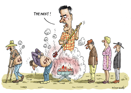 Cartoon: Mitt Romney disaster (medium) by marian kamensky tagged mitt,romney,usa,vote,mitt,romney,usa,vote