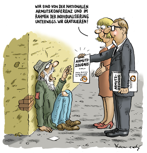 Cartoon: Nationale Armutskonferenz (medium) by marian kamensky tagged nationale,armutskonferenz,deutschland,hartz,iv,nationale,armutskonferenz,deutschland,hartz,iv