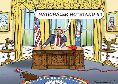 Cartoon: NATIONALER NOTSTAND (medium) by marian kamensky tagged venezuela,maduro,trump,putin,revolution,oil,industry,socialism,venezuela,maduro,trump,putin,revolution,oil,industry,socialism